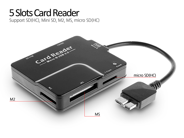 MicroUSB v3.0 OTG Card Reader