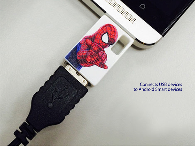 InfoThink The Amazing Spider-Man 2 OTG Micro USB Adapter