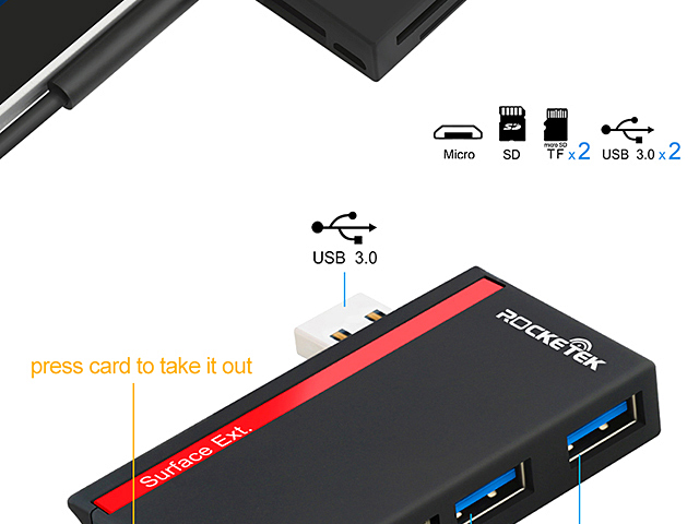 Microsoft Surface Pro 3/4 Hub Card Reader