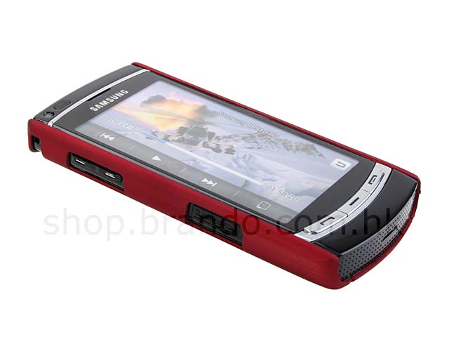 Samsung i8910 Omnia HD Rubberized Back Hard Case