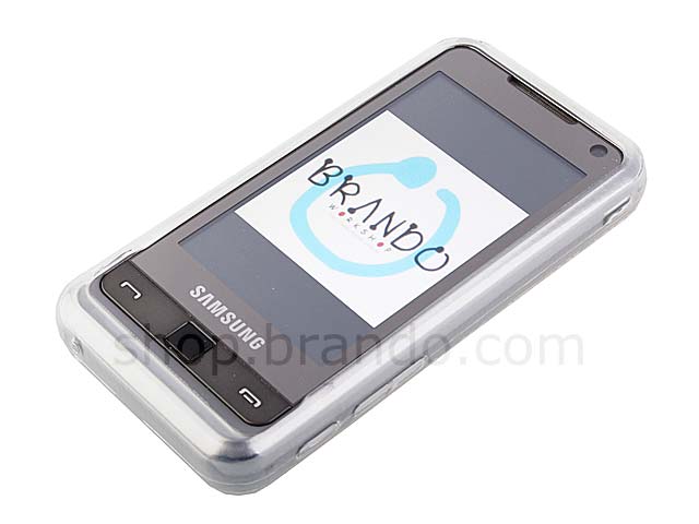 Samsung i900 Floral Print Soft Plastic Case