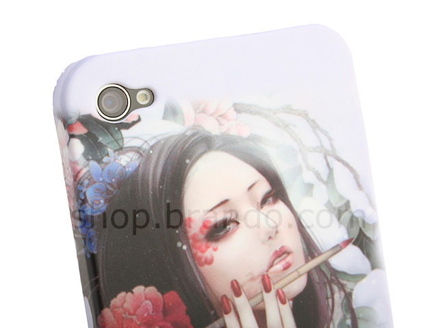 iPhone 4 Chinese Dragon Nude Tattoo Art Back Case