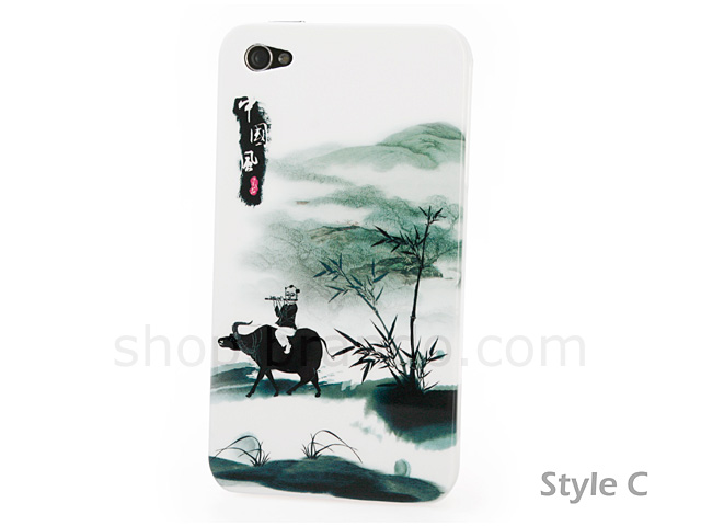 iPhone 4 Chinese Painting Back Case