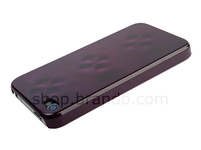 iPhone 4 Holographic Four-leaf Clover Back Case