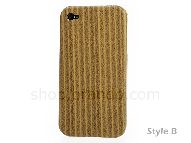iPhone 4 Woody Patterned Back Case