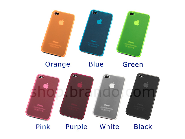 Matte Plastic Protective Back Case for iPhone 4