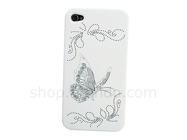 iPhone 4 Butterfly Crafted Back Case