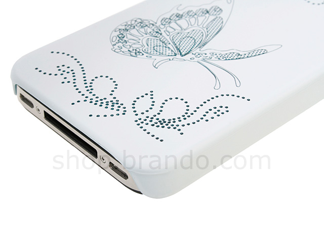 iPhone 4 Butterfly Crafted Back Case