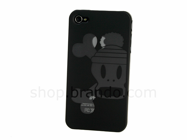iPhone 4 Skull With Beanie Back Case
