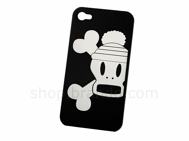 iPhone 4 Skull With Beanie Back Case