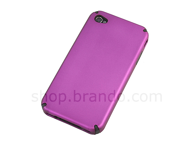iPhone 4 Dual Color Hard Case with Rubber Lining