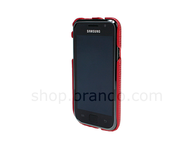 Samsung i9000 Galaxy S Leather Back Case