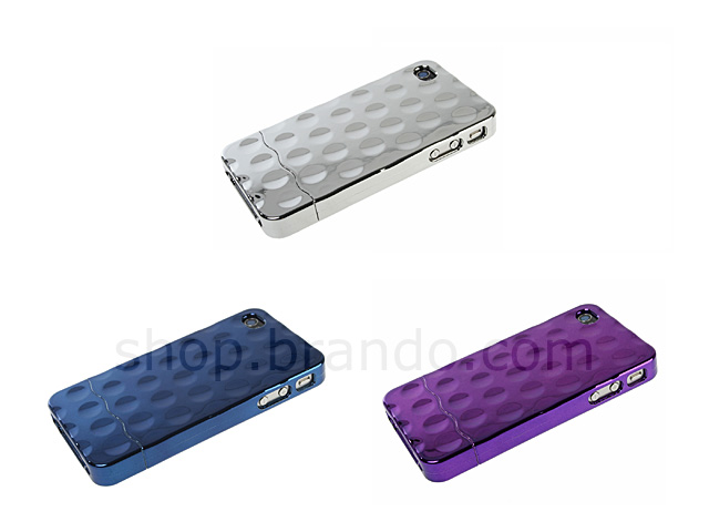 iPhone 4 Glossy Concave Circle Patterned Back Case