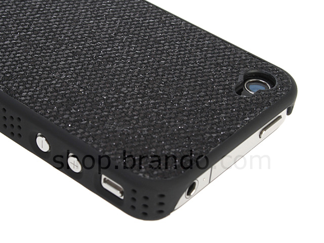 iPhone 4 Patterned Back Case with Mesh Rim