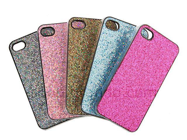 iPhone 4 Glitter Plactic Hard Case