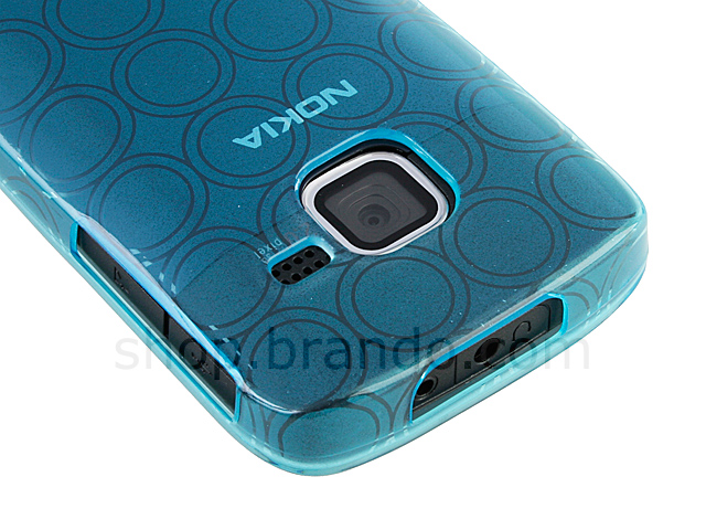 Nokia C3-00 Circle Patterned Soft Plastic Case