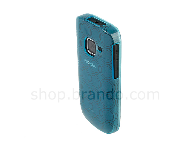 Nokia C3-00 Circle Patterned Soft Plastic Case