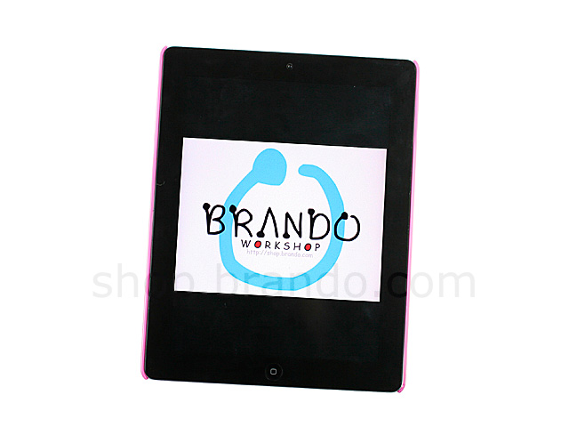 Glossy Plastic Protective Back Case for iPad 2