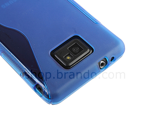 Samsung Galaxy S II Wave Plastic Back Case