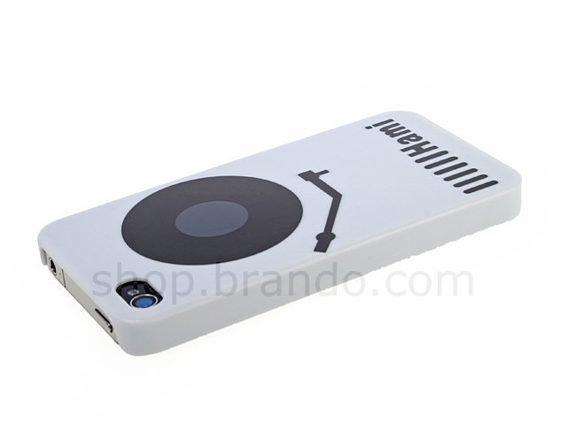 iPhone 4 Record Player Print Back Case