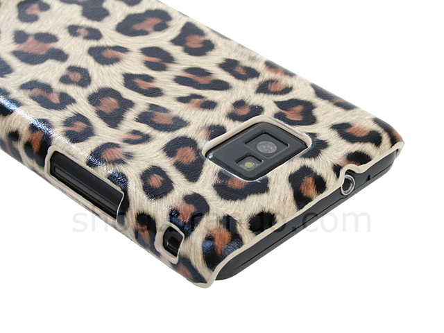 Samsung Galaxy S II Leopard Skin Back Case