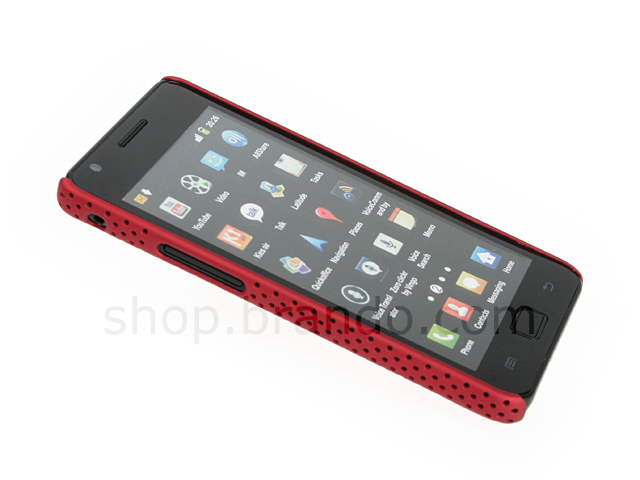 Samsung Galaxy S II Perforated Back Case