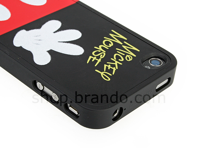 iPhone 4 Disney - Mickey Mouse Phone Case with Soft Nap Docking Station (Limited Edition)