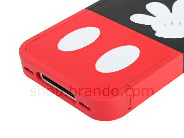 iPhone 4 Disney - Mickey Mouse Phone Case with Soft Nap Docking Station (Limited Edition)