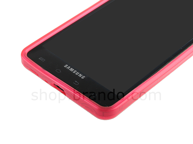 Samsung Infuse 4G SGH-I997 Circle Patterned Soft Plastic Case