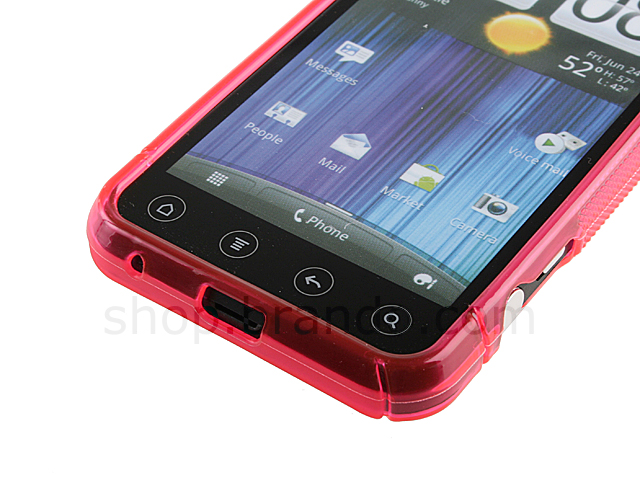 HTC EVO 3D Wave Plastic Back Case