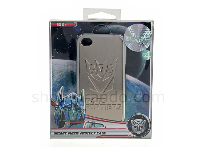 iPhone 4 Transformers - Convex Decepticon METALLIC Phone Case (Limited Edition)