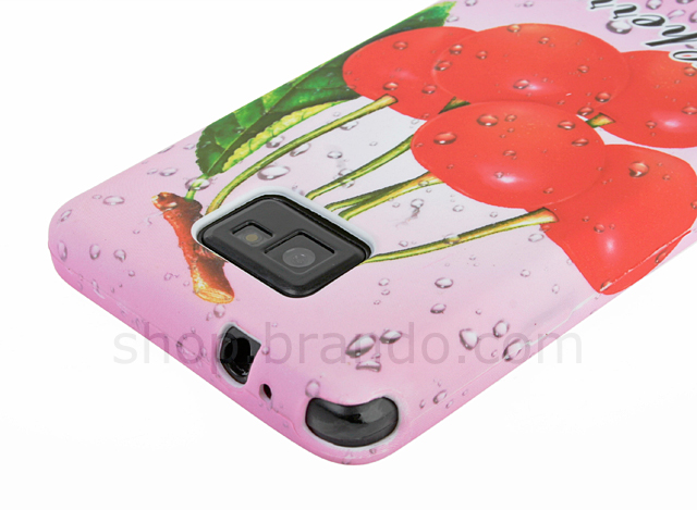 Samsung Galaxy S II Fruit Pattern Plastic Back Case