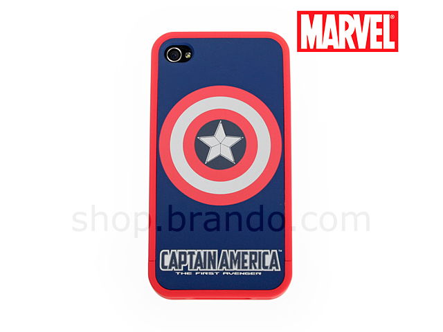 iPhone 4 Captain America - Captain America Traditional Logo Phone Case (Limited Edition)