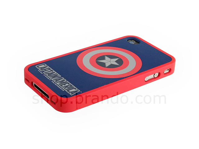 iPhone 4 Captain America - Captain America Traditional Logo Phone Case (Limited Edition)