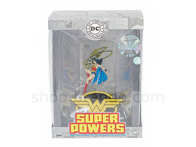 iPhone 4/4S DC Comics Heroes - Wonder Woman Back Case with Docking (Limited Edition)