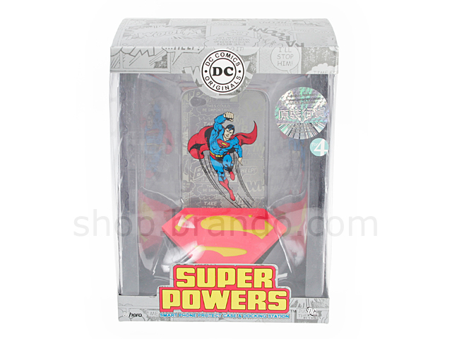 iPhone 4/4S DC Comics Heroes - Superman Back Case with Docking (Limited Edition)