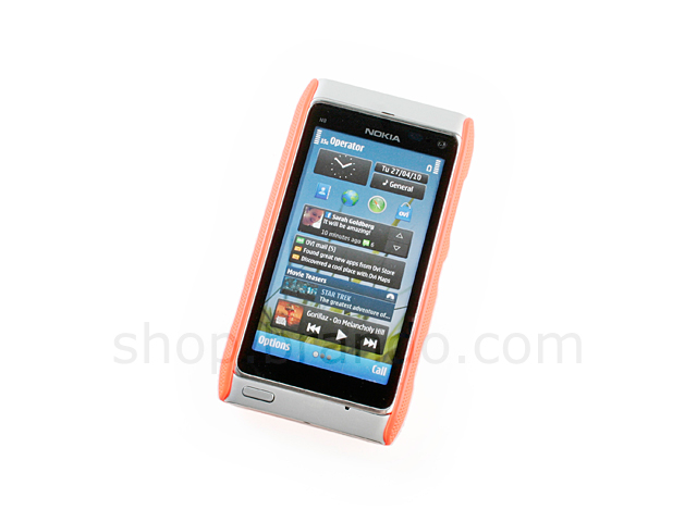 Nokia N8 Metallic-Like Plastic Back Case