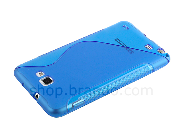 Samsung Galaxy Note Wave Plastic Back Case
