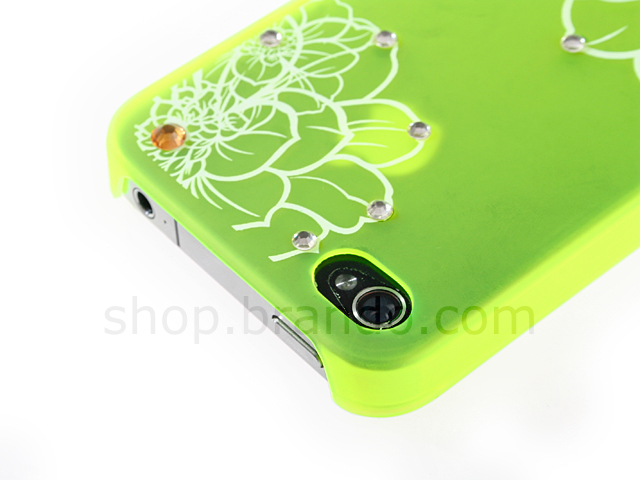 iPhone 4/4S Ultra Thin Blink Flower Back Case