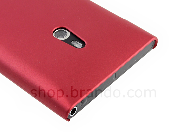 Nokia Lumia 800 Rubberized Back Hard Case