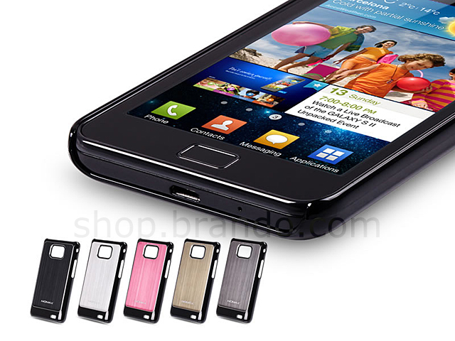 Momax Samsung Galaxy SII METALLIC-like Protective Back Case