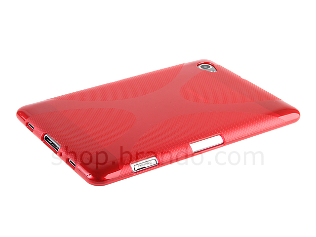 Samsung GT-P6810 Galaxy Tab 7.7 X-Shaped Plastic Back Case