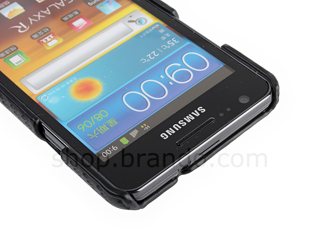 Samsung Galaxy R I9103 Twilled Flip Top Leather Case