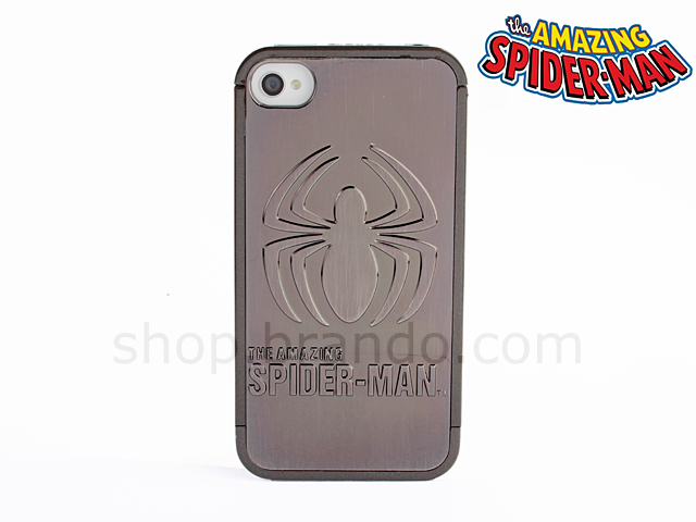 iPhone 4/4S Marvel Comics Heroes - METALLIC Spider Man Logo Phone Case (Limited Edition)