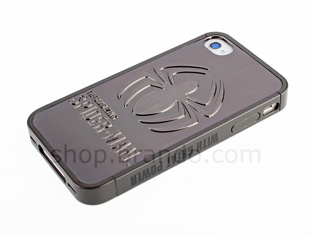 iPhone 4/4S Marvel Comics Heroes - METALLIC Spider Man Logo Phone Case (Limited Edition)
