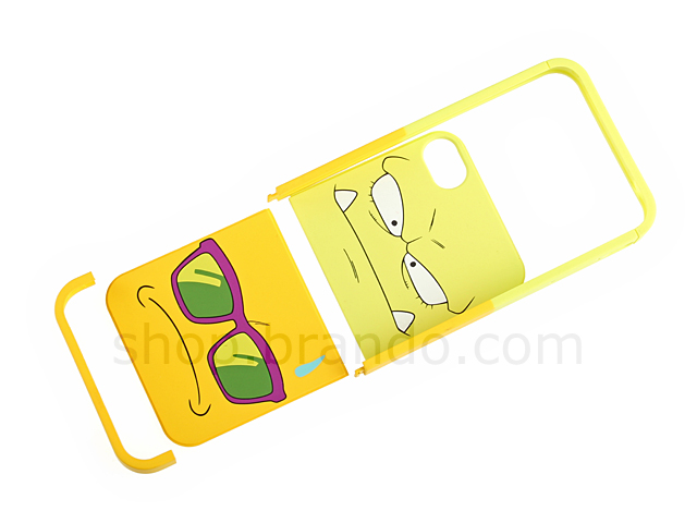iPhone 4S Dr. Slump - King Nikochan & Servant Twin-piece Phone Case (Limited Edition)