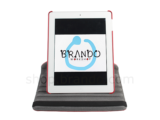 The new iPad (2012) Rotate Stand Crocodile Plastic Case