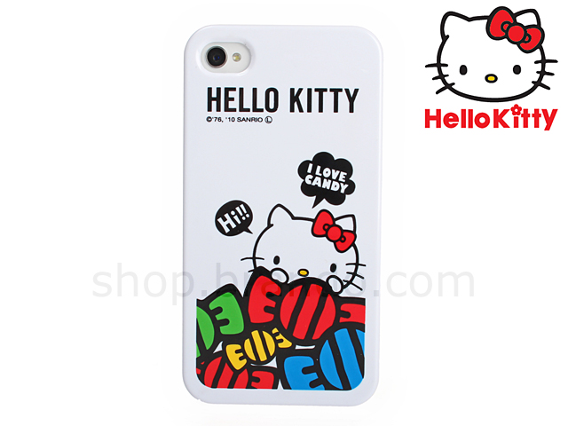 iPhone 4/4S Hello Kitty I Love Candy Back Case