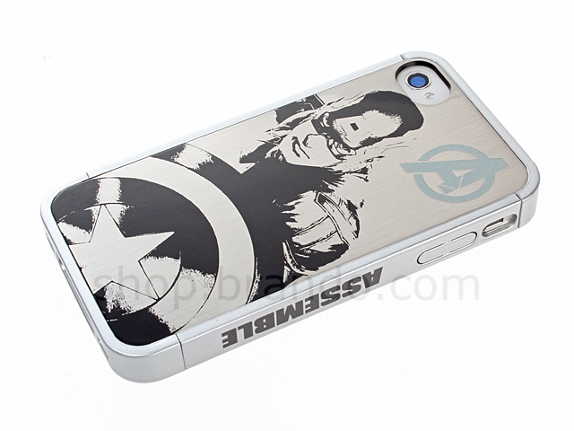iPhone 4/4S MARVEL The Avengers - America Captain METALLIC Phone Case (Limited Edition)