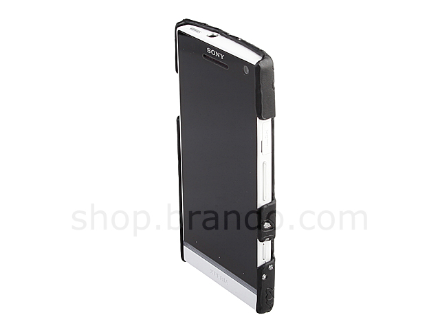 Sony Xperia S Leaf Embossed Back Case